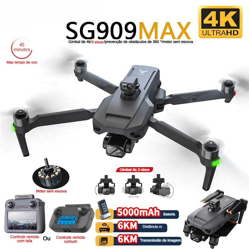Rc Helicopter Case - ZLL SG909 SG909MAX Dron profesional con