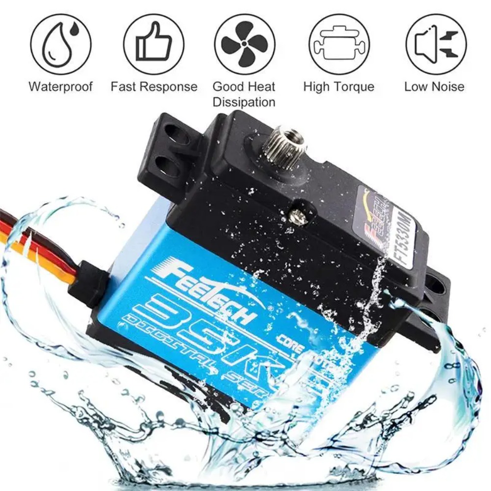 Servo Digital FEETECH FT5330M  - Rc Helicopter Servo reseña y precio