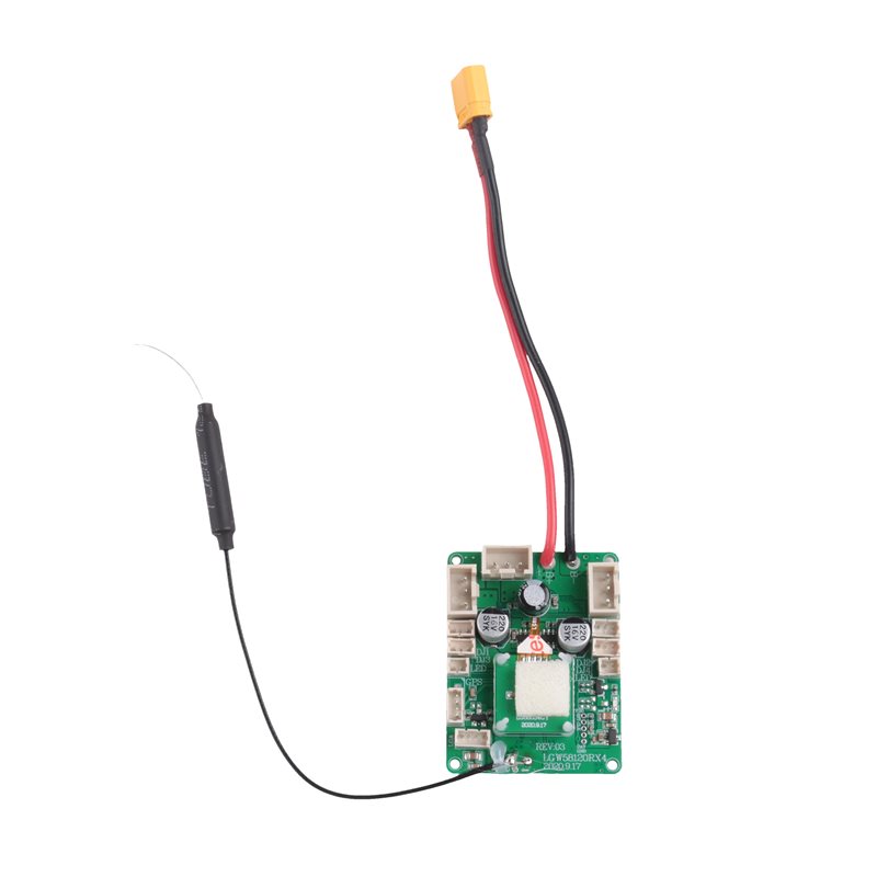 Placa principal del receptor B - Rc Helicopter Servo reseña y precio