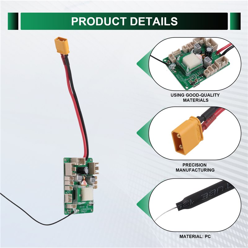 Placa principal del receptor B - Rc Helicopter Servo reseña y precio