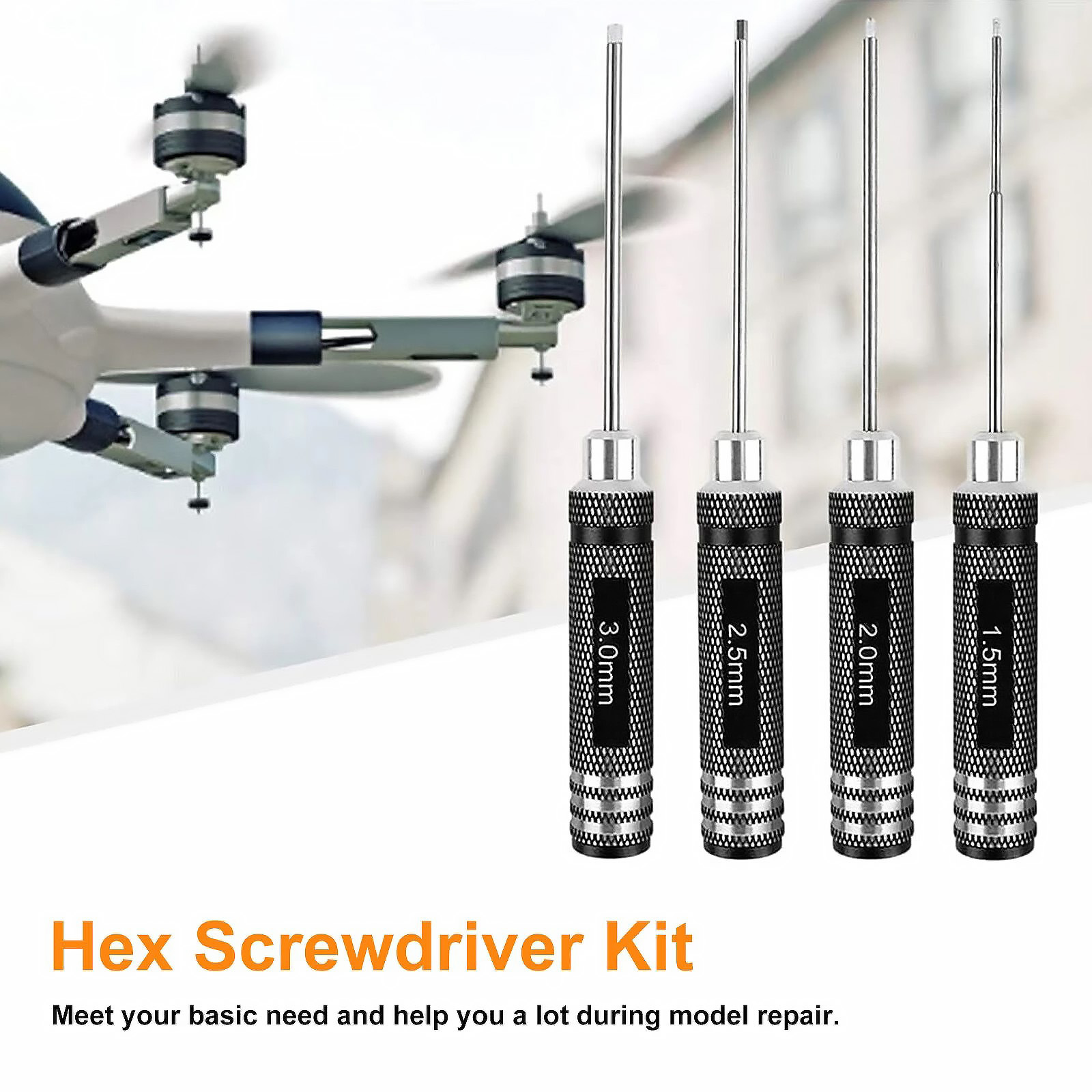 4 unids/lote herramientas RC j - Rc Helicopter Tool Kit reseña y precio